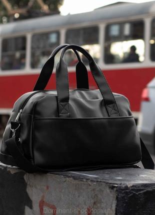 Стильная городская сумка derbi черная дорожная для тренировок3 фото