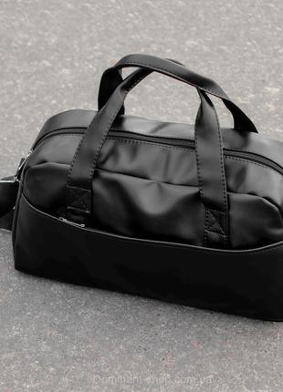 Стильная городская сумка derbi черная дорожная для тренировок4 фото