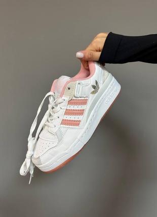 Женские кроссовки adidas forum “coral pink” / smb