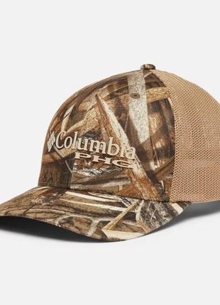 Сетчатая бейсболка phg camo columbia sportswear с высокой короной