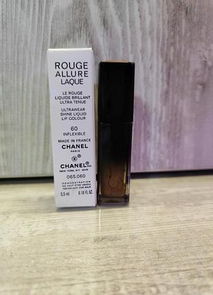 Chanel rouge allure laque жидкая помада для губ тон 60