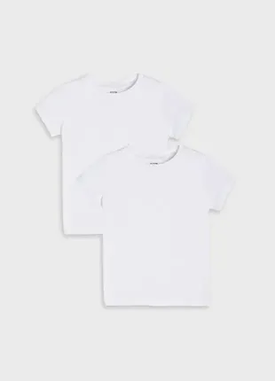Комплект базових білих футболок sinsay p. 1521 фото