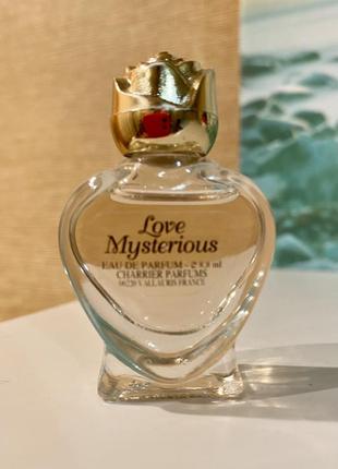 Франция 🇫🇷 парфюм редкость снятость edp charrier love mysterious 8,8 мл винтаж2 фото