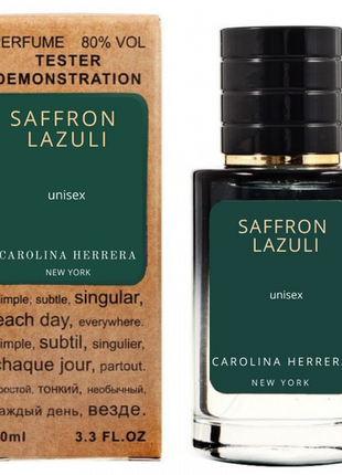 Парфуми, парфумована вода carolina herrera saffron lazuli tester lux, унисекс, 60 мл