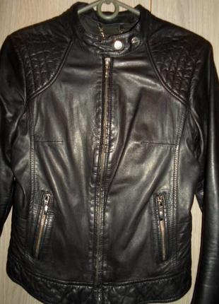 Куртка курточка кожаная froccella размер 44-462 фото