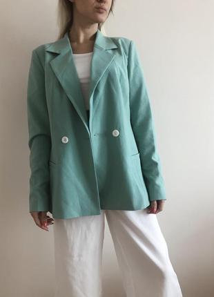 Распродажа ❗️ – новый бирюзовый пиджак2 фото