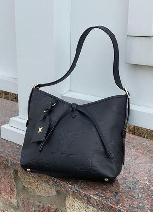 Сумка louis vuitton carry all mm total black7 фото