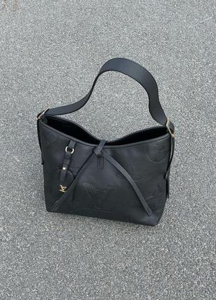 Сумка louis vuitton carry all mm total black4 фото