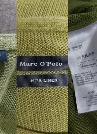 Льняной вязаный свитер marc o polo pure linen7 фото