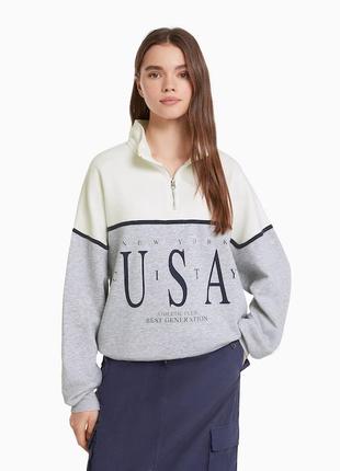 Женская толстовка bershka.