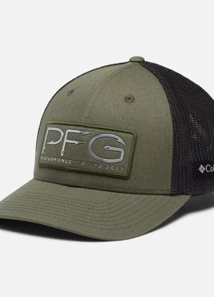 Сетчатая шаровая кепка pfg hooks columbia sportswear — низкая