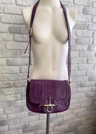 Кожаная сумка кроссбоди