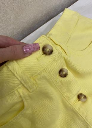 Летняя юбочка приятного лимонного цвета, пригляну нежно лимонная4 фото