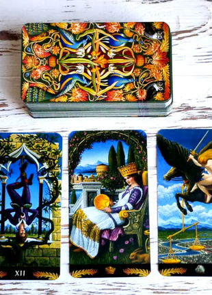 Прерафаелітів pre-raphaelite tarot джуліано коста таро прерафаелітів4 фото