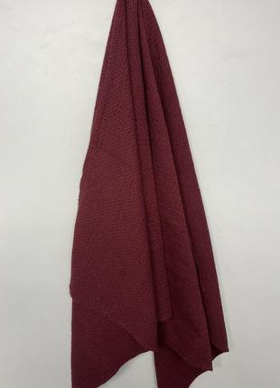Полотенце льняное банное суфле бордовый 140х704 фото
