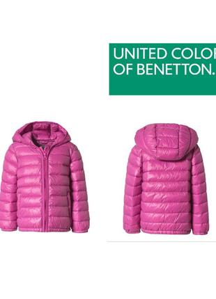 Легкая стеганая куртка benetton для девочки 11-12 лет