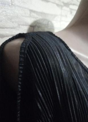 Ликвидация летних вещей!шикарная нарядная блузка жатка с открытыми плечами