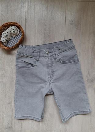 H&m джинсові шорти сірі 5-6 років