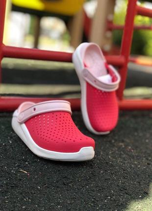 Купит детские кроксы crocs toe literide kids сабо крокс