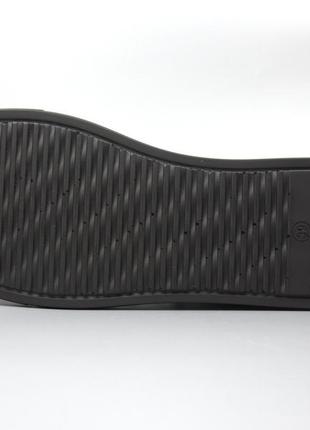 Черные кеды на платформе кожаные женская обувь больших размеров 40-44 cosmo shoes olivia ked black bs10 фото