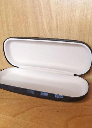 Футляр для окулярів 16×6 см, з пружинним фіксатором, жесткий чехол для очков