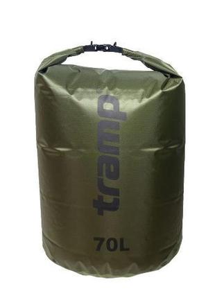 Гермомешок pvc diamond rip-stop 70л tramp tra-209-olive