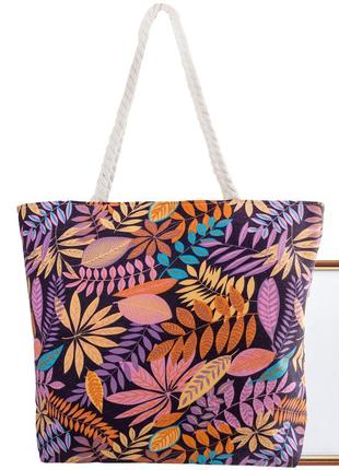 Женская пляжная тканевая сумка valiria fashion 3detal18-68 фото