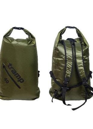 Герморюкзак diamond rip-stop 40л tramp tra-257-olive