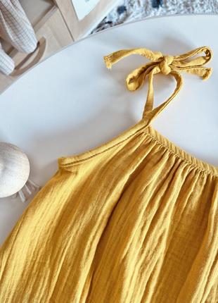 Муслиновое платье в стиле zara в цветах5 фото