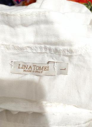 Блуза лен италия 6