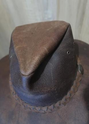 Шляпа ваксированная кожа австралия rydale 57 см4 фото