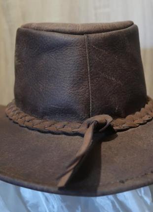 Шляпа ваксированная кожа австралия rydale 57 см5 фото