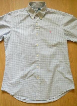 Фирменная рубашка шведка ralph lauren
