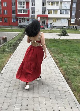 Льняное платье wiya (италия) размер s-l5 фото