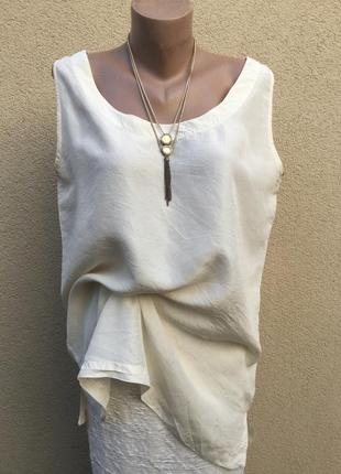 Винтаж,легкая,шёлк100%, майка,блуза большого размера,эксклюзив,anokhi collection1 фото