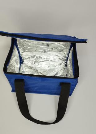Термосумка плотная для обедов сумка-холодильник термобокс для еды, лекарств 5.5л6 фото