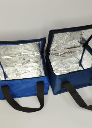 Термосумка плотная для обедов сумка-холодильник термобокс для еды, лекарств 5.5л10 фото