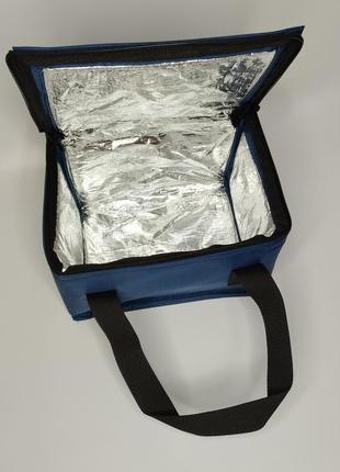 Термосумка плотная для обедов сумка-холодильник термобокс для еды, лекарств 5.5л8 фото