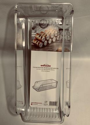 Прозорий органайзер для холодильника та шафи 3 л (220 x 160 x 95 мм)6 фото