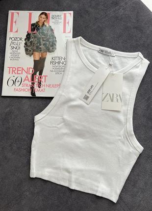 Нові топи zara в рубчик