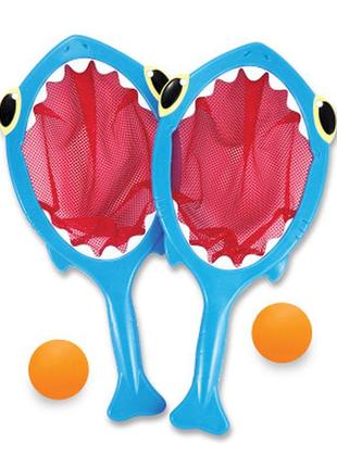 Ігровий набір melissa&doug водний бадмінтон акула (md6658)