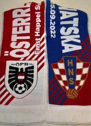 Шарф uefa nations league - osterreih -hrvatska 20223 фото