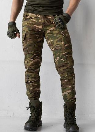 Тактичні військові штани камуфляж хакі зсу