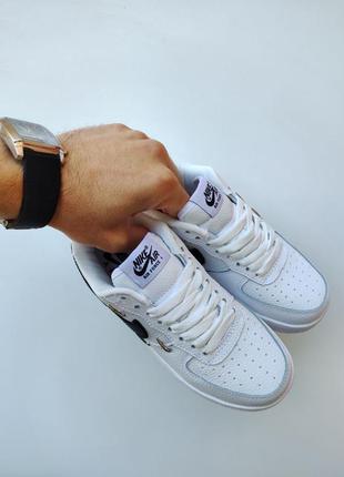 Кроссовки nike air force lx white&amp;black3 фото