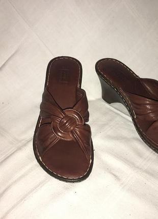 Шлепанцы *easy street* кожа германия р.38 (25.00см)
