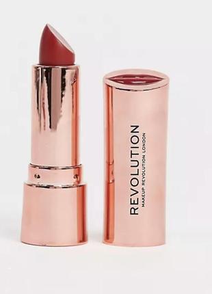 Губна помада revolution satin kiss lipstick - ruby