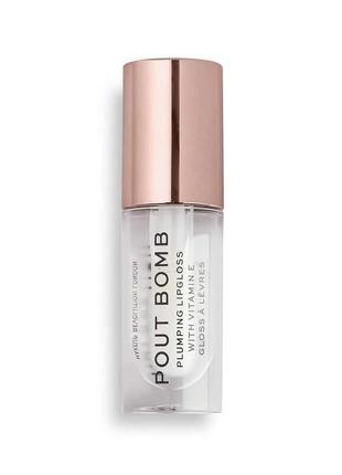 Блиск для губ makeup revolution pout bomb plumping gloss2 фото