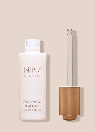 Масло для обличчя inika organic phyto-active face oil 15ml