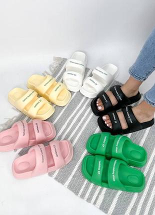 Шлепанцы женские, желтый,