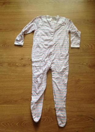 Боди ползунки человечек для девочки / primark early days /18-24=92